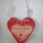 Ceramic 'Relative' Heart. M..