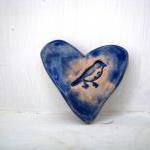Birdie heart brooch / pin /..